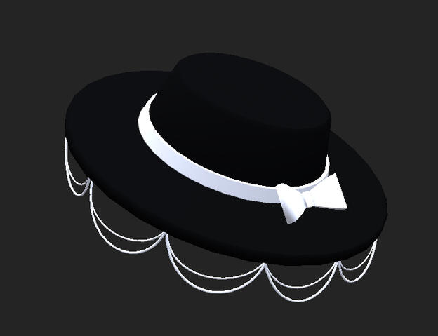 Wide Brim Fancy Hat